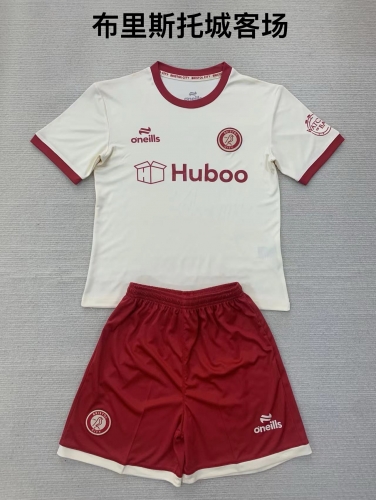 24-25 Bristol City away kids+adult set