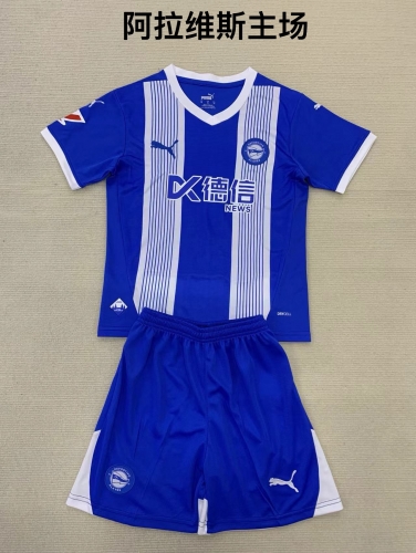 24-25 Alaves Home Kids+Adult Set