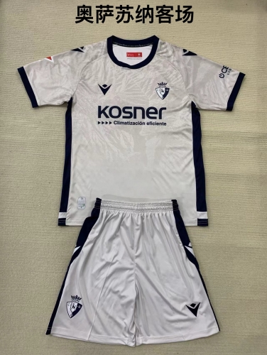 24-25 Osasuna away kids+adult set