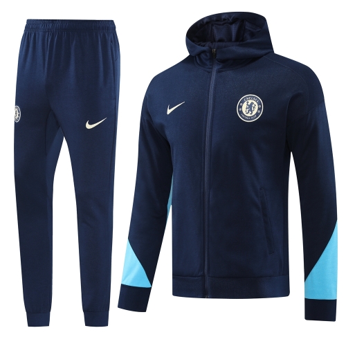 24-25 Chelsea 01 Royal Blue Hoodie Set