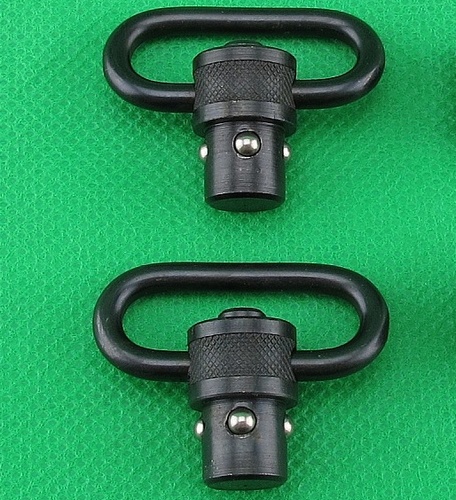 100 1inch Bolt Action Rifle Swivel Set, w/ Push Button Quick Release Swivels