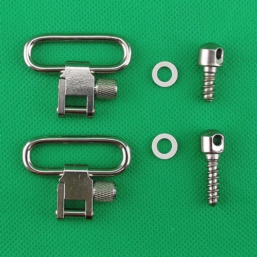 115 RGS 1.25inch Rifle Swivel Set Nickel Color