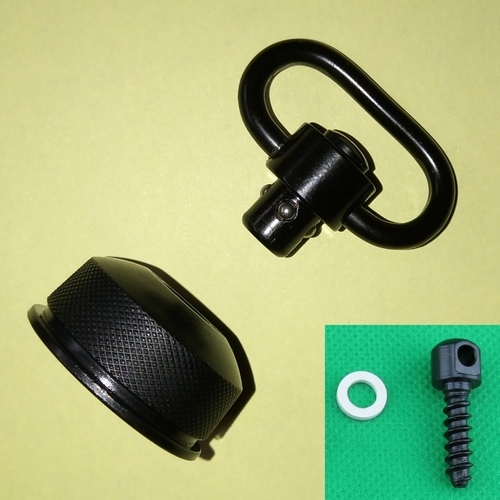 1.25in Push Button Quick Release Swivel Cap Set, REM EXP 12GA Cap Set