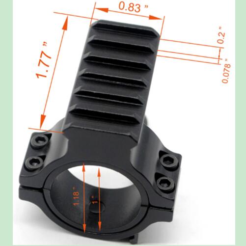 20mm Picatinny Rails and Tactical Laser Sights or Flashlight Connection Adapter