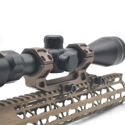 Tan FDE Tactical Dual Rings 25.4mm 30mm Riflescope Scope Mount