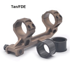 Tan FDE Tactical Dual Rings 25.4mm 30mm Riflescope Scope Mount
