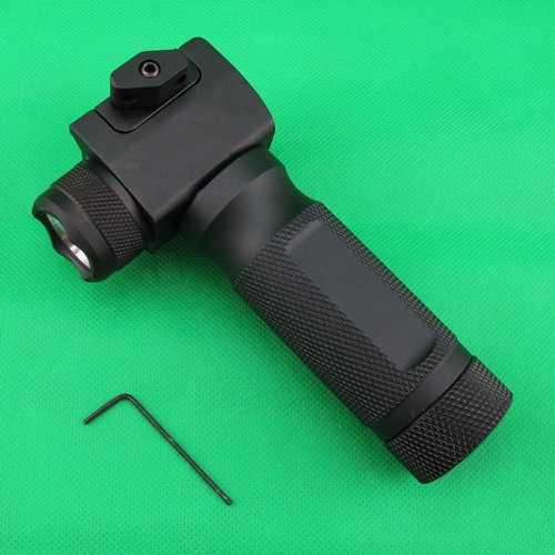 Tactical LED 200 lumens Combo illumination vertical Flashlight Fits 21mm Weaver Picatinny rail with Red Dot Laser
