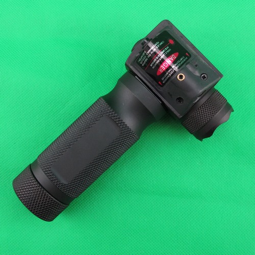 Tactical LED 200 lumens Combo illumination vertical Flashlight Fits 21mm Weaver Picatinny rail with Red Dot Laser