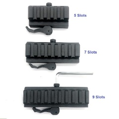20mm rails Detachable Tactical 5 slots Picatinny Riser Scope Lever Mount Base Adapter