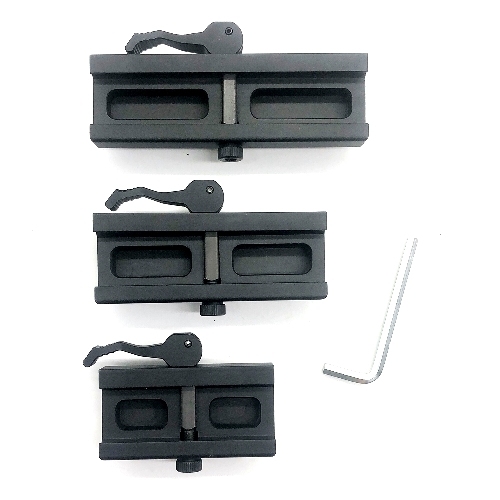 20mm rails Detachable Tactical 5 slots Picatinny Riser Scope Lever Mount Base Adapter