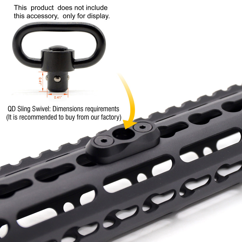 Economic Keymod Rail Handguard Sling base mount adapter
