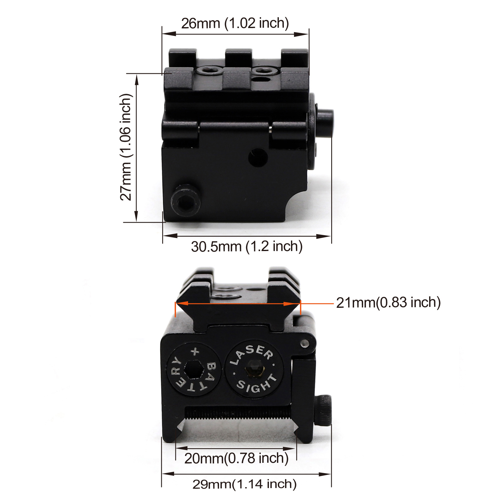Push button Red Dot Laser Sight