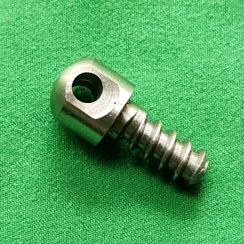 115 Short Woodscrew Nickel Color