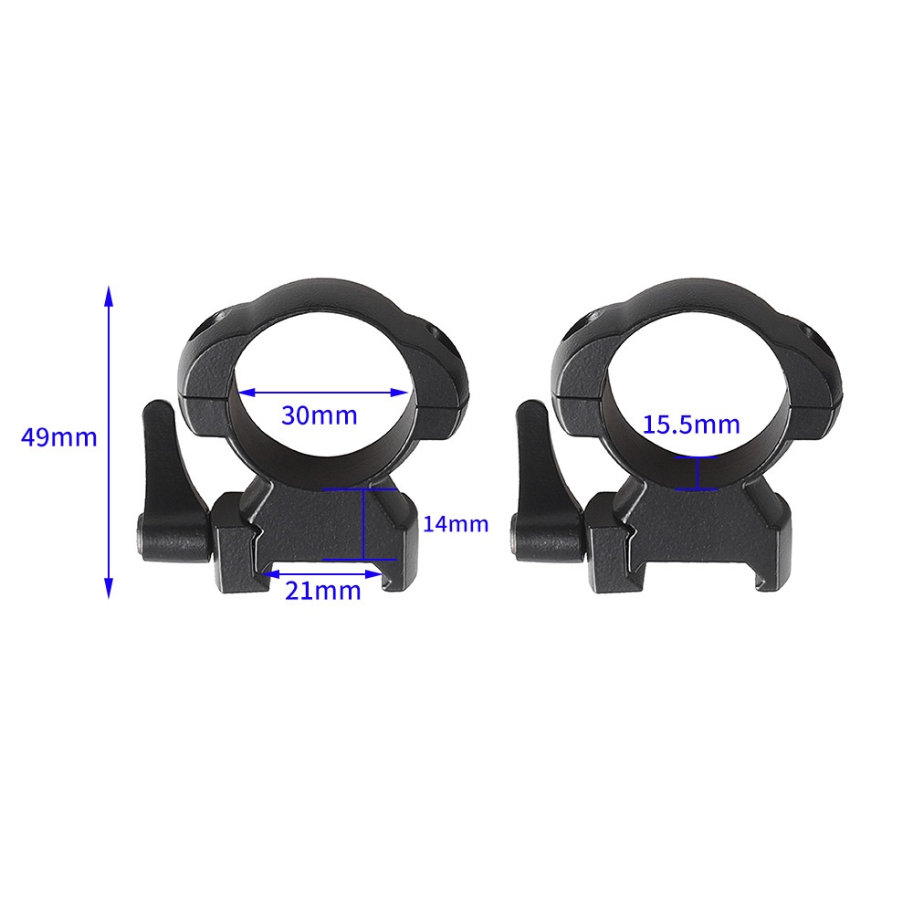 Steel Made Scope Rings Scope Mounts