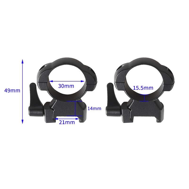 Steel Made Scope Rings Scope Mounts