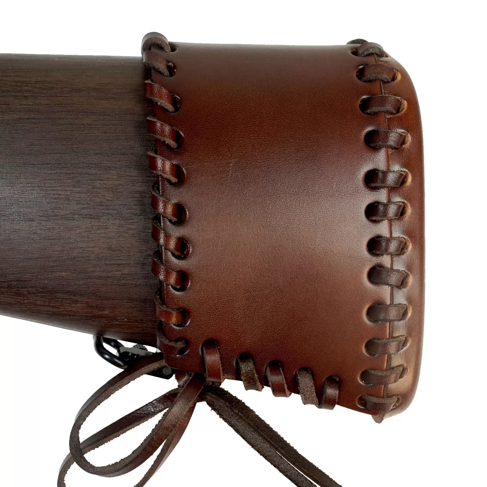 OP ORIGINAL POWER Leather Buttstock Recoil Pad,Handmade