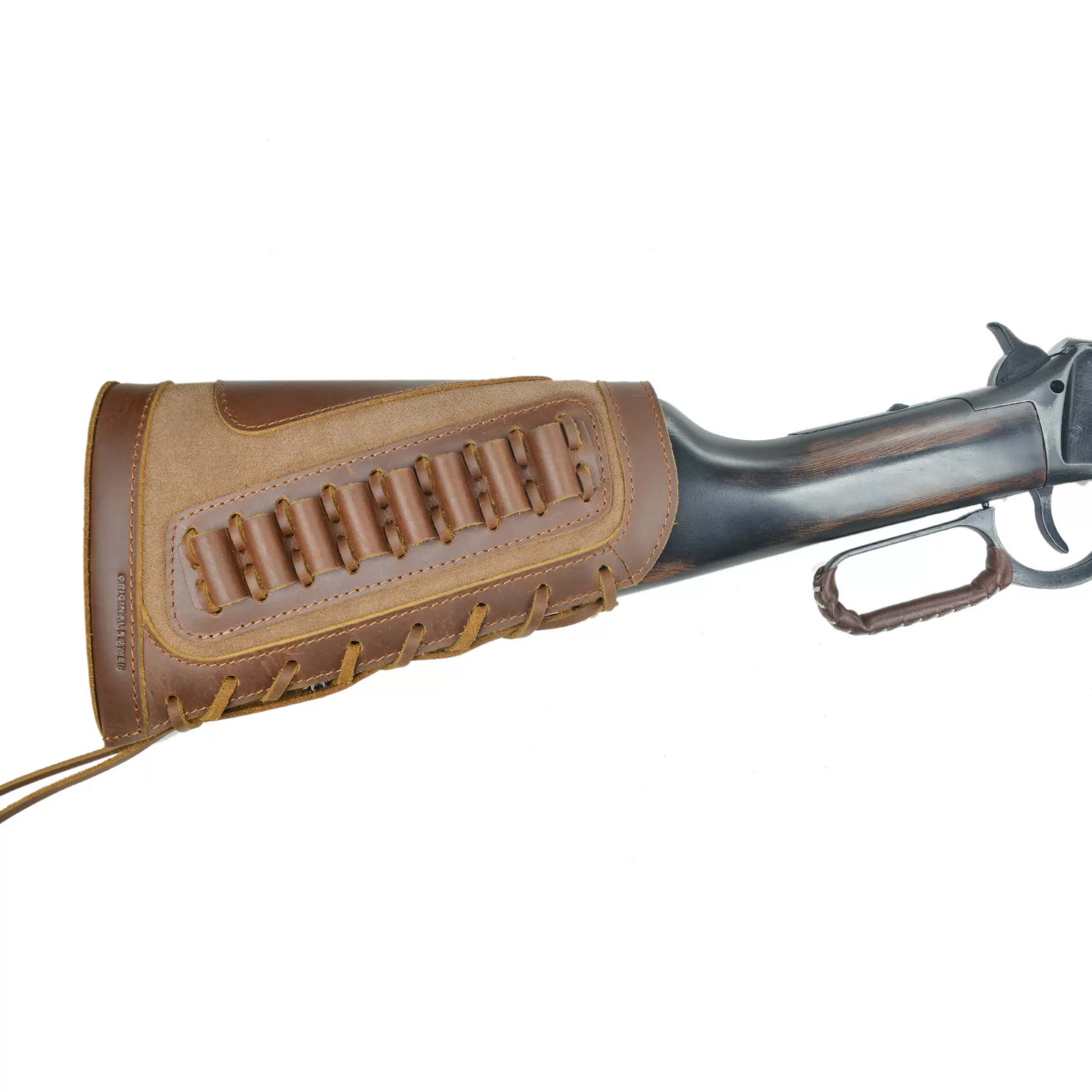 Cowhide Leather Rifle Ammo Buttstock /Gun Recoil Pad Gun Protector USA Stock 