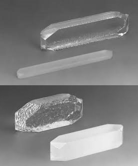 Piezo crystal Quartz& lumbered bars