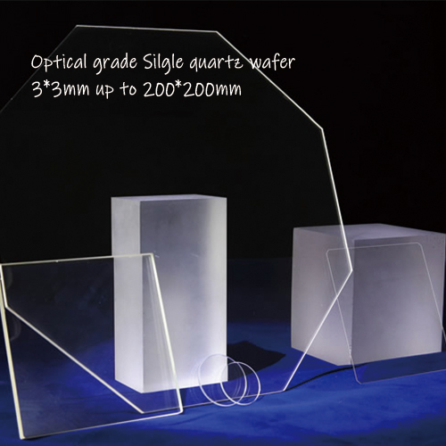 Optical grade single quartz wafer