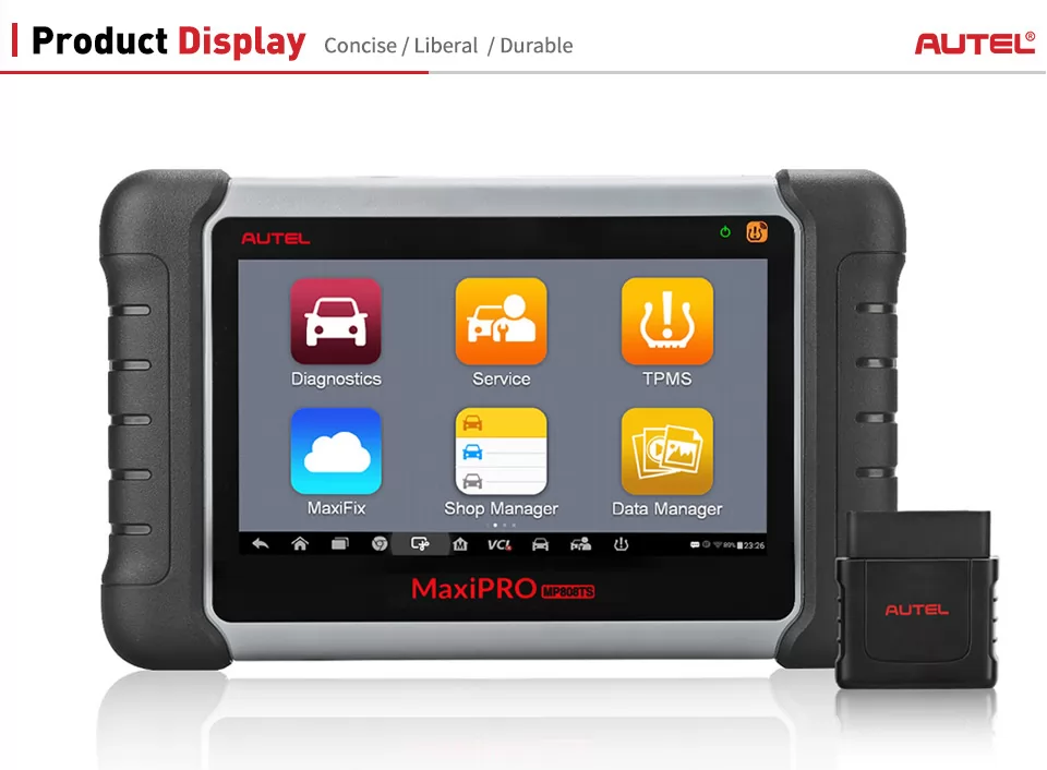 Autel MaxiPRO MP808TS Full System Scan Tool with TPMS Service and 19 Special Functions