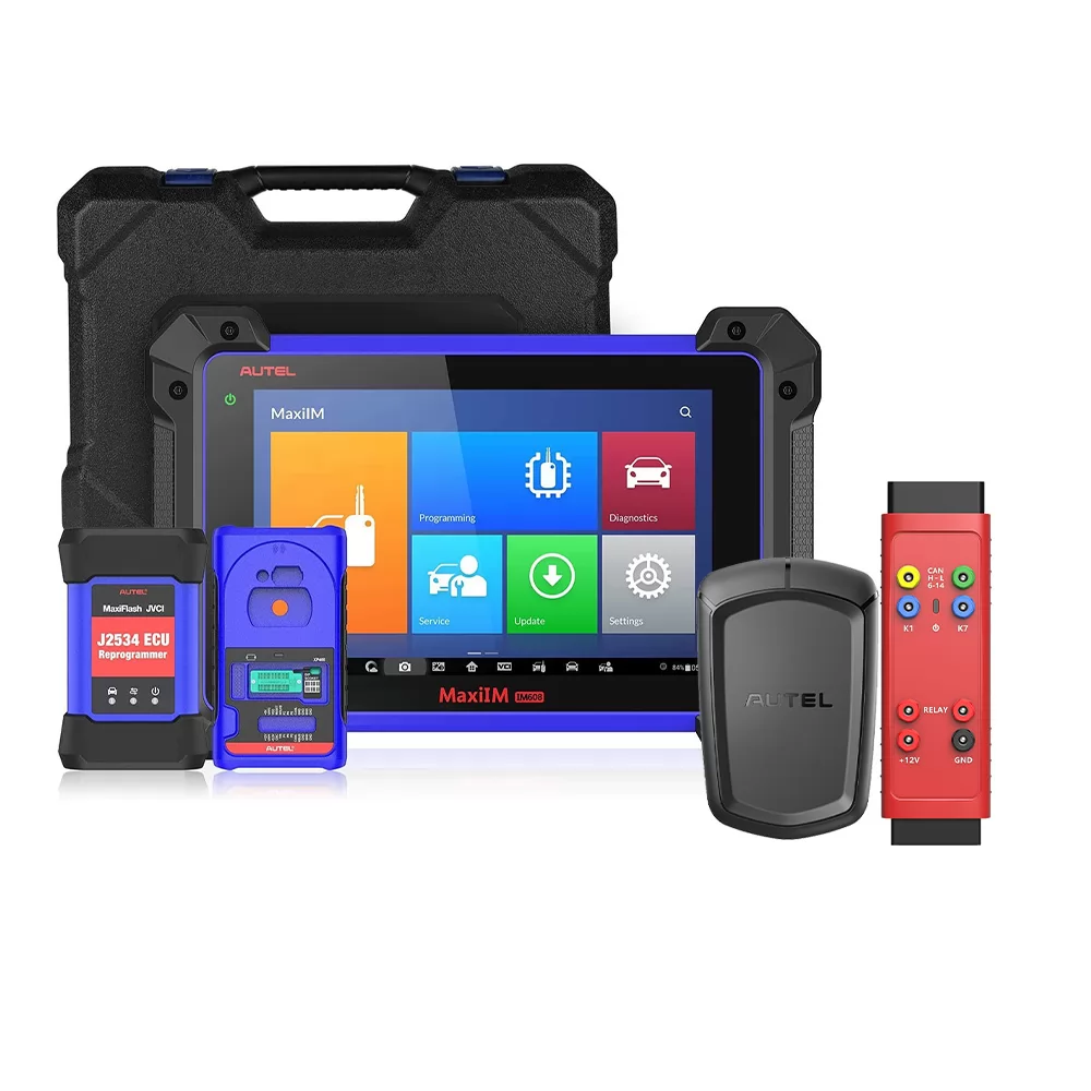 Autel MaxiIM IM608 with XP400 Auto Key Programmer Get Free APB112 Smart Key Simulator and G-BOX 2 Adapter for Benz