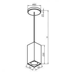 LED Downlight (Pendant Light)