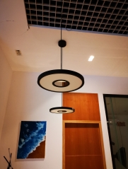 Bar Decorative 3D Illuminated Infinity Pendant Lamp