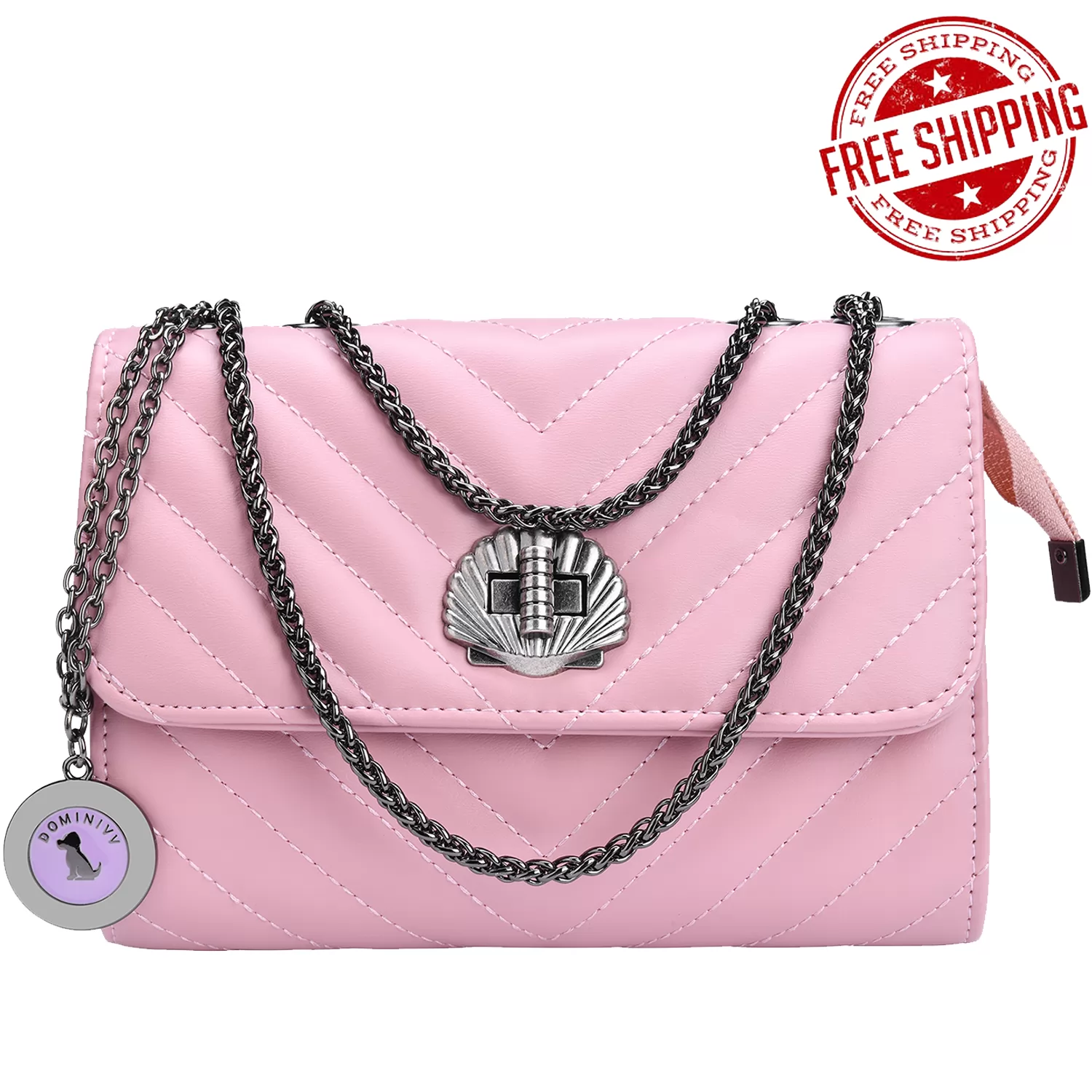 Dominivv Handbag-Shoulder Bag-New Seashell Design