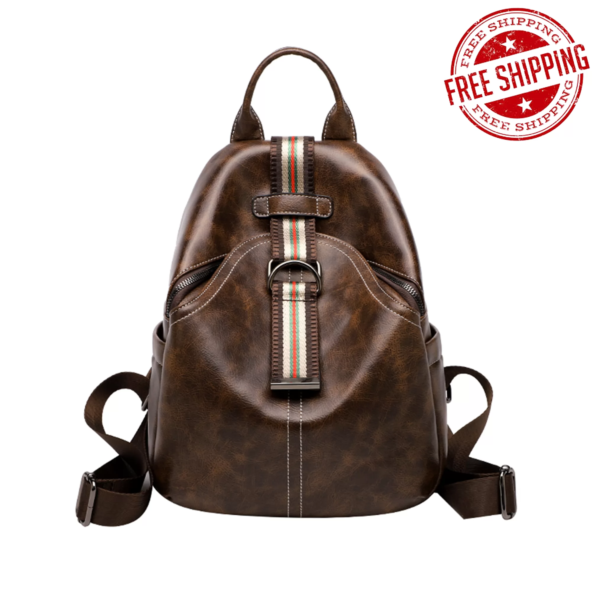 Dominivv Handbag-Shoulder Bags-Back pack - Leather bag