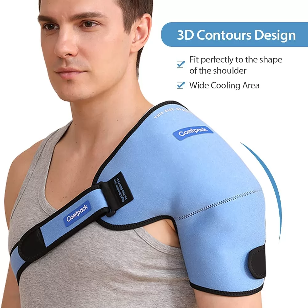 Ice Pack (3-Piece Set) – Reusable Hot and Cold Therapy Gel Wrap Support  Injury Recovery, Alleviate Joint and Muscle Pain – Rotator Cuff, Knees,  Back 