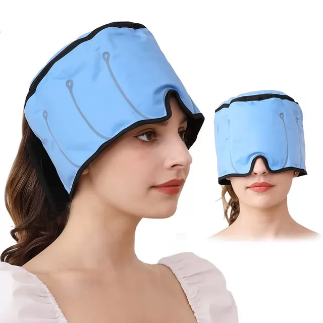 Comfpack Headache Hat for Migraine Relief with Reusable Gel