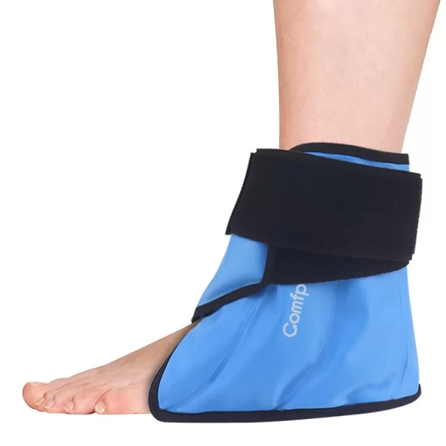  Icy Wrap Cold Pack Compression Wrap for Ankle, Foot Pain Ice  Pack Therapy Cryo-Cool Flexible Treatment for Injuries, Aches, Swelling,  Sprains, Inflammation : Health & Household