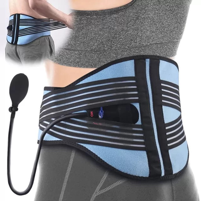Comfpack Back Ice Pack with  Air Pump Hot Cold Therapy Gel Ice Pack for Back Pain Relief