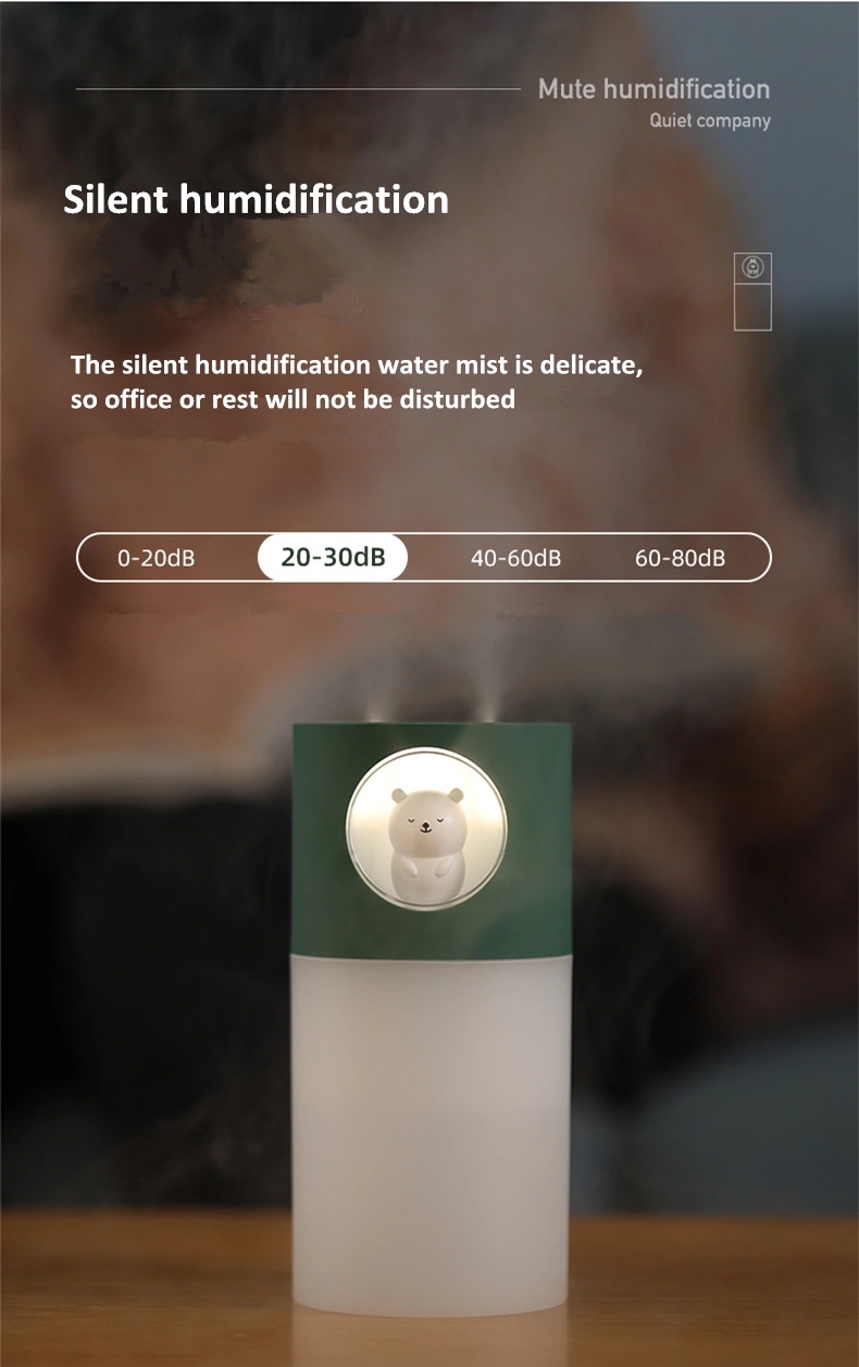 Unique Double Nozzle USB Air Humidifier Adorable Mini Ultrasonic ...