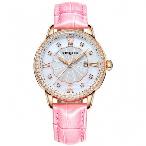 XINQITE New simple quartz ceramic set luminous waterproof stylish women's watch