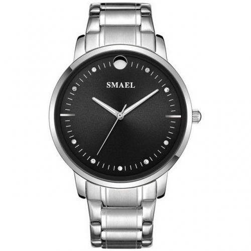 SMAEL new sport watch men waterproof popular leisure watch calendar steel belt quartz watch