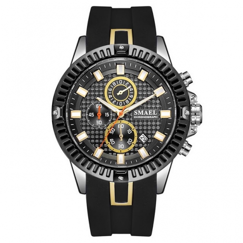 SMAEL Business Suit Outdoor Sports men's watch waterproof timing quartz watch