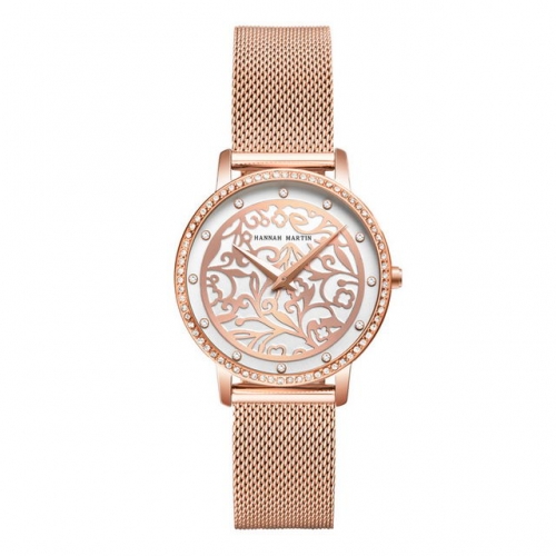 HANNAH MARTIN New Ins casual light luxury sculpted Japanese mobile women's watch