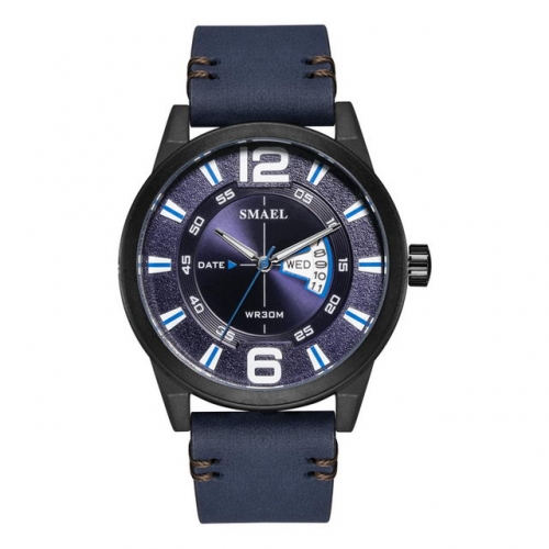 SMAEL Multi - function with calendar luminous quartz waterproof watch for men