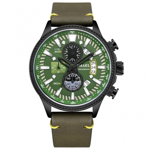 SMAEL Watch versatile Man quartz watch with calendar Luminous Quartz waterproof watch