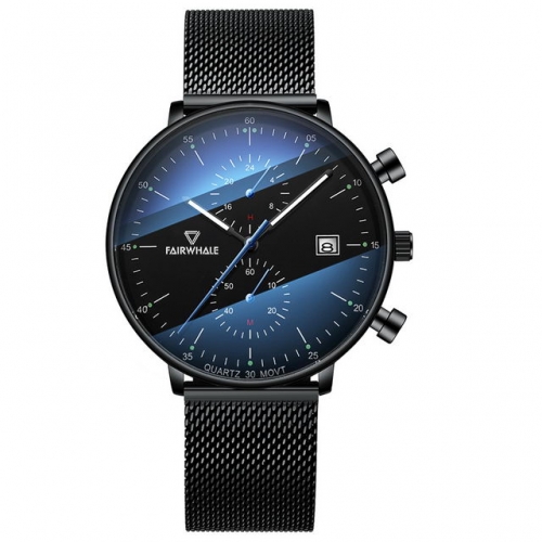 FAIRWHALE Multifunction Ultra thin Sport Waterproof Quartz Men's Watch