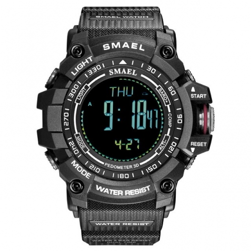 SMAEL Sports Outdoor waterproof calendar Luminous Glow popular men's digital watch