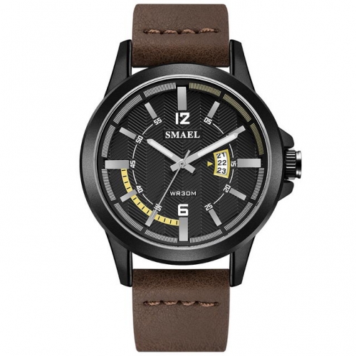 SMAEL Sport quartz waterproof calendar for men wristwatch