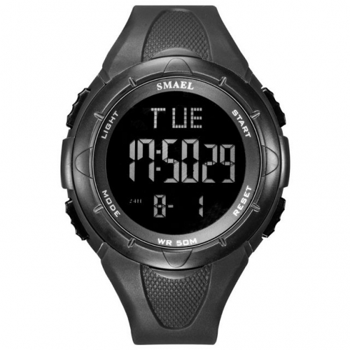 SMAEL Sports Leisure alarm clock Luminous waterproof multifunctional men's electronic watch