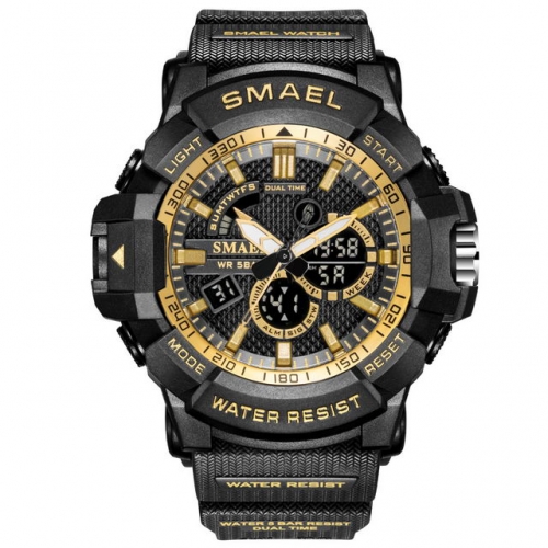 SMAEL Men Watch Multifunctional sport waterproof stylish personality trend electronic watch