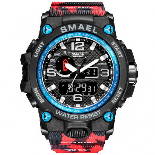 SMAEL Sports Multi - function camouflage electronic Watch men waterproof