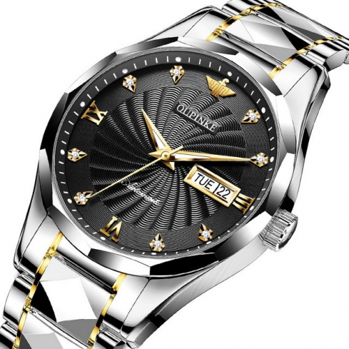 OUPINKE Full-automatic mechanical watches between tungsten steel business luminous men's watch