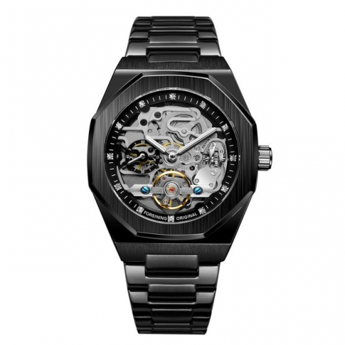 FORSINING new European-American style men's fashion casual hollow-out automatic watch