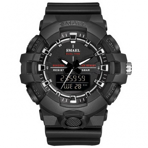 SMAEL practical multi-function unisex outdoor sport waterproof quartz electronic men's watch