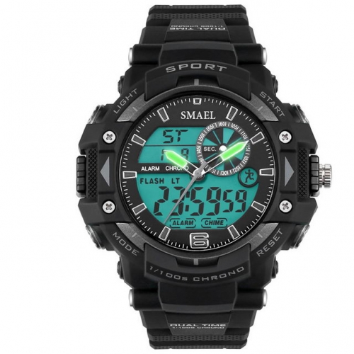 SMAEL fashion young multi-function running luminous waterproof electronic quartz men's watch